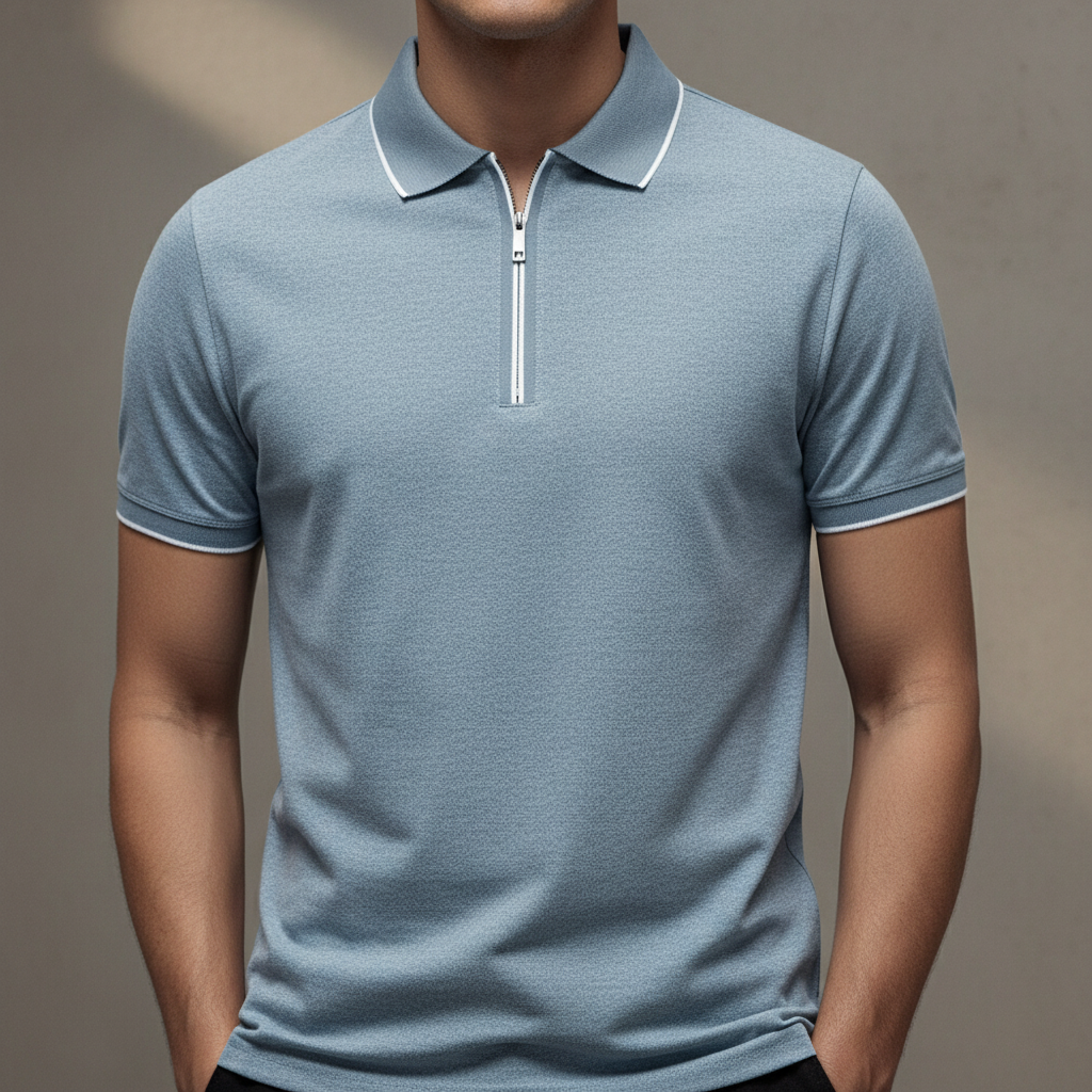 Prescott Zip Polo
