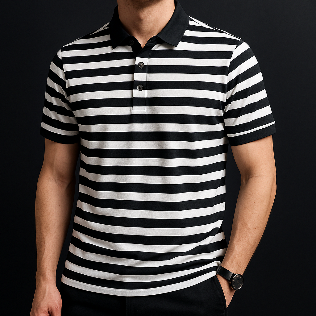 Broughton Striped Cotton Polo