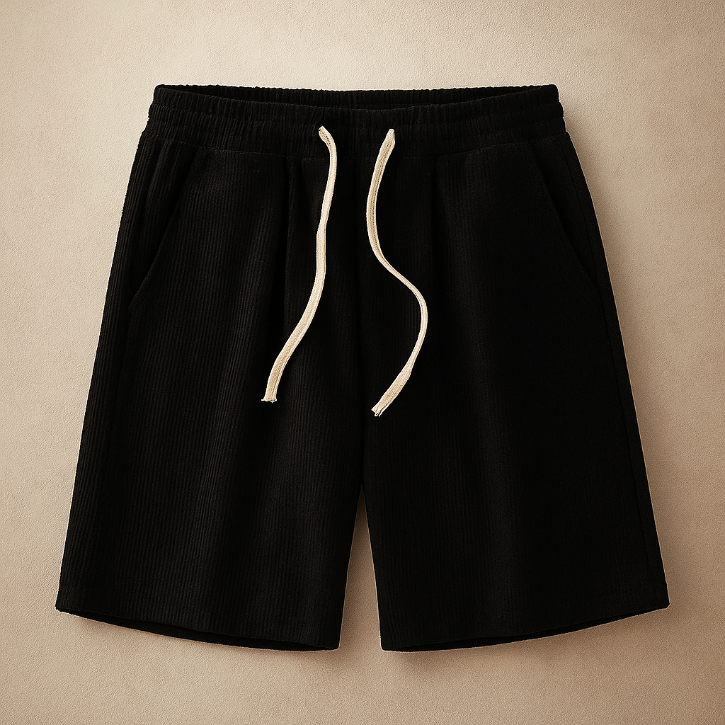 Crest Waffle Knit Shorts
