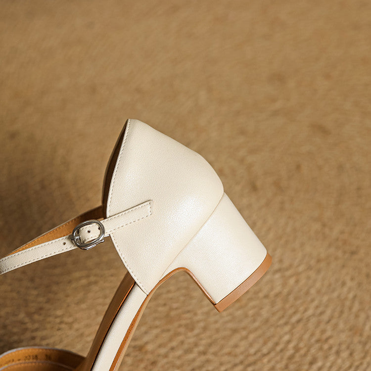 Ansel Genuine Leather Heels
