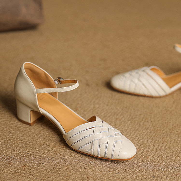 Ansel Genuine Leather Heels