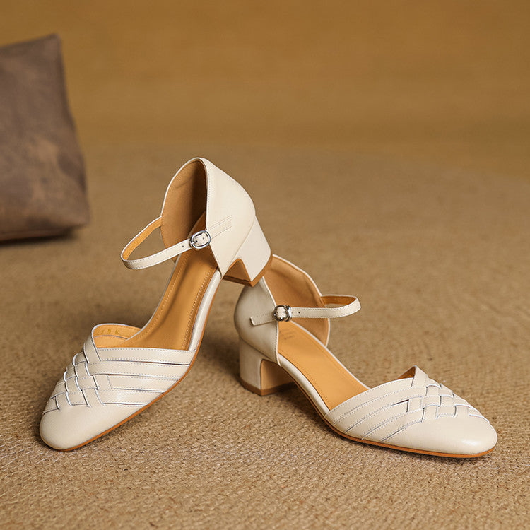 Ansel Genuine Leather Heels