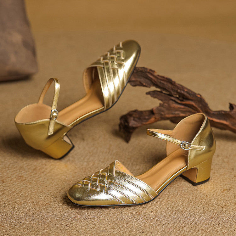 Ansel Genuine Leather Heels
