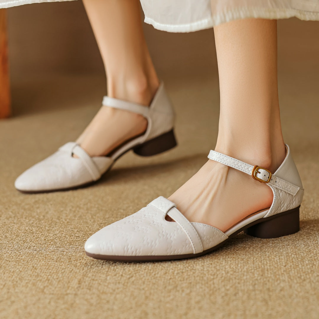 Emilia Leather Heels