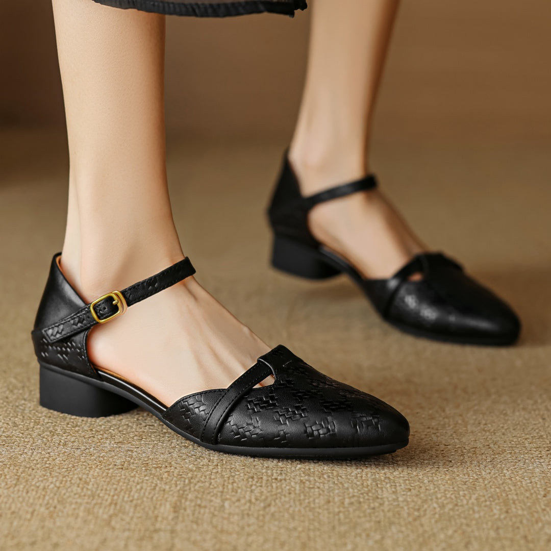 Emilia Leather Heels