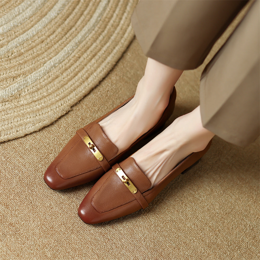 Presley Genuine Leather Heels