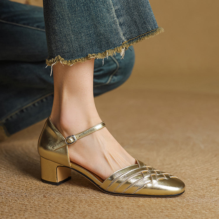 Ansel Genuine Leather Heels