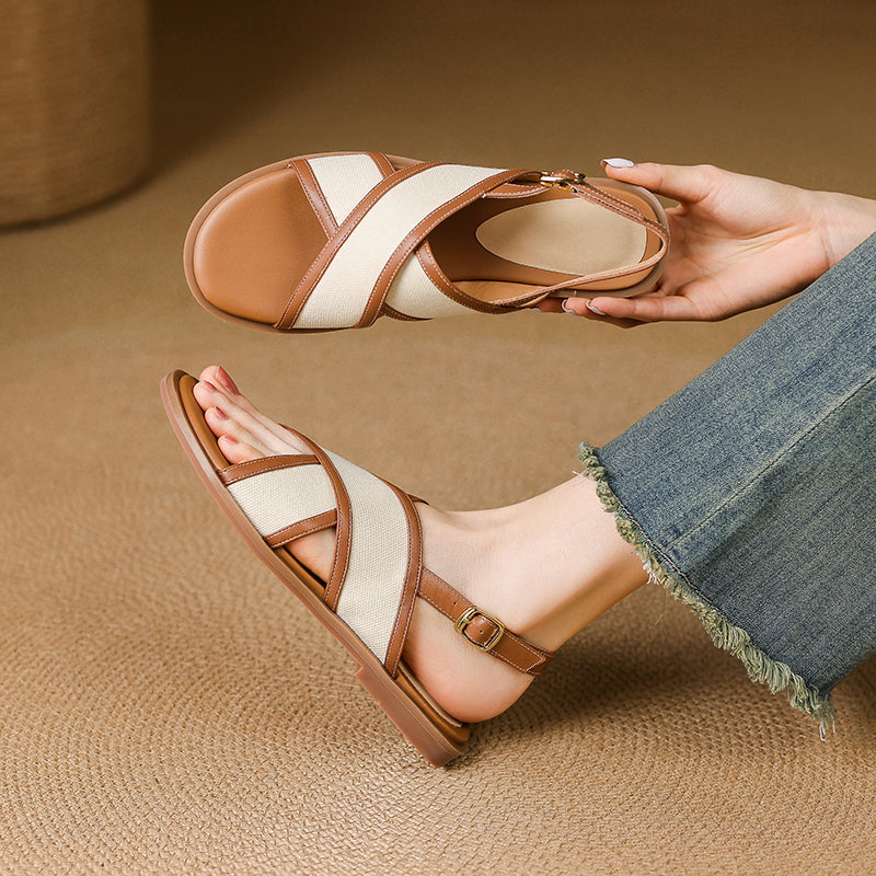 Leona Leather Sandals