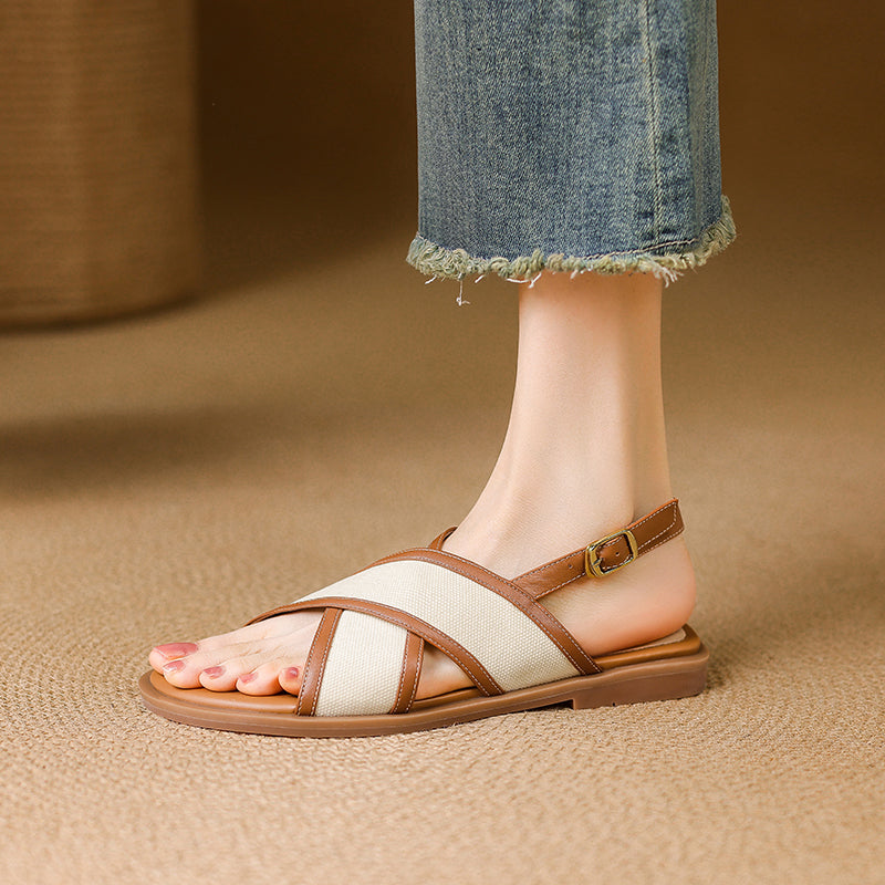 Leona Leather Sandals