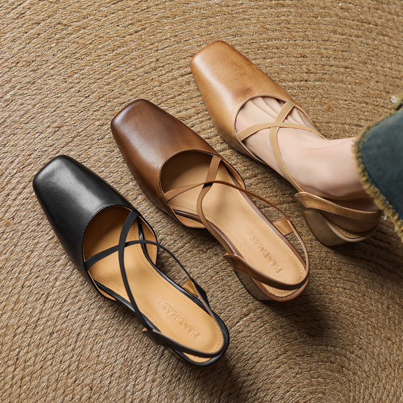 Auden Leather Heels