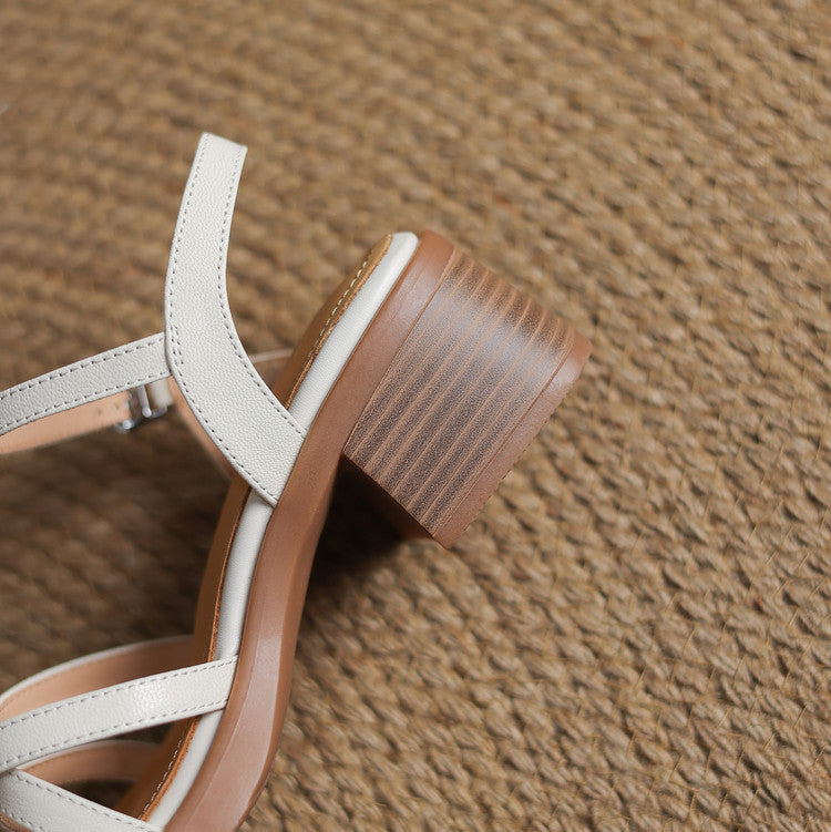 Valentina Leather Sandals