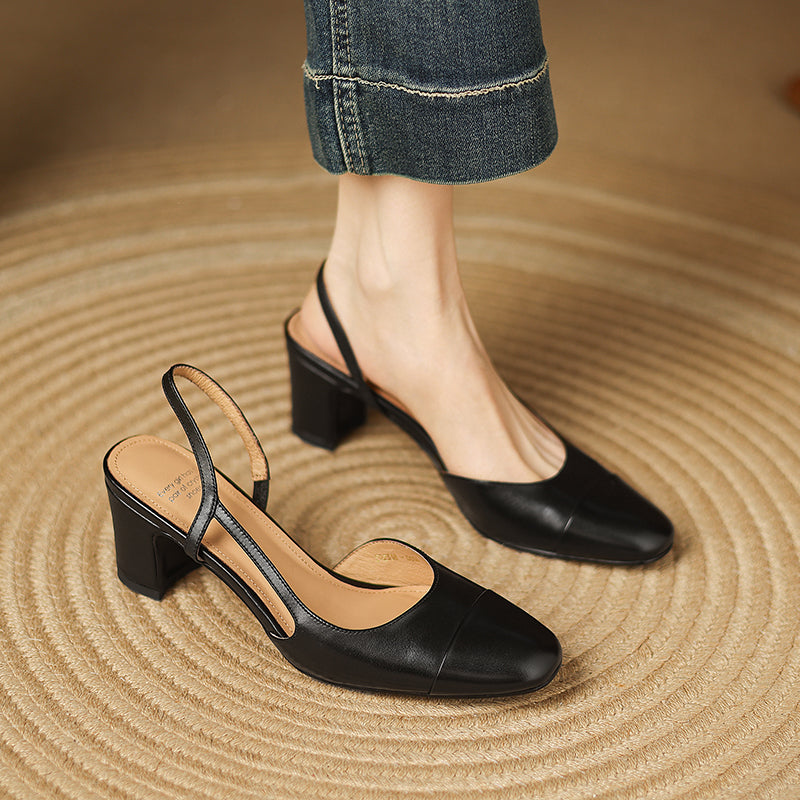 Seraphine Leather Heels