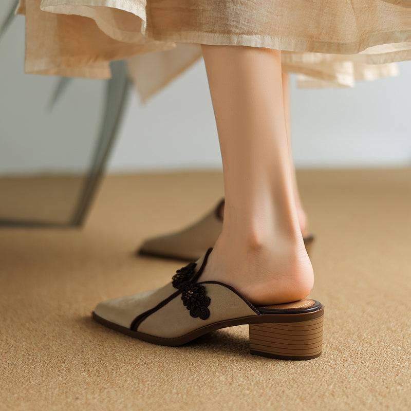 Lillian Suede Heels