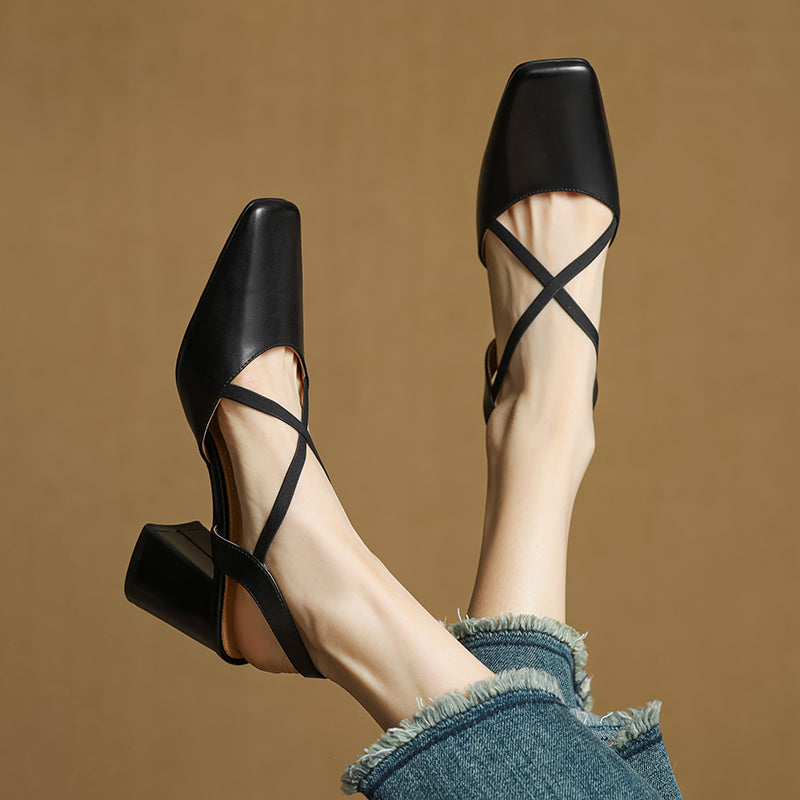 Auden Leather Heels