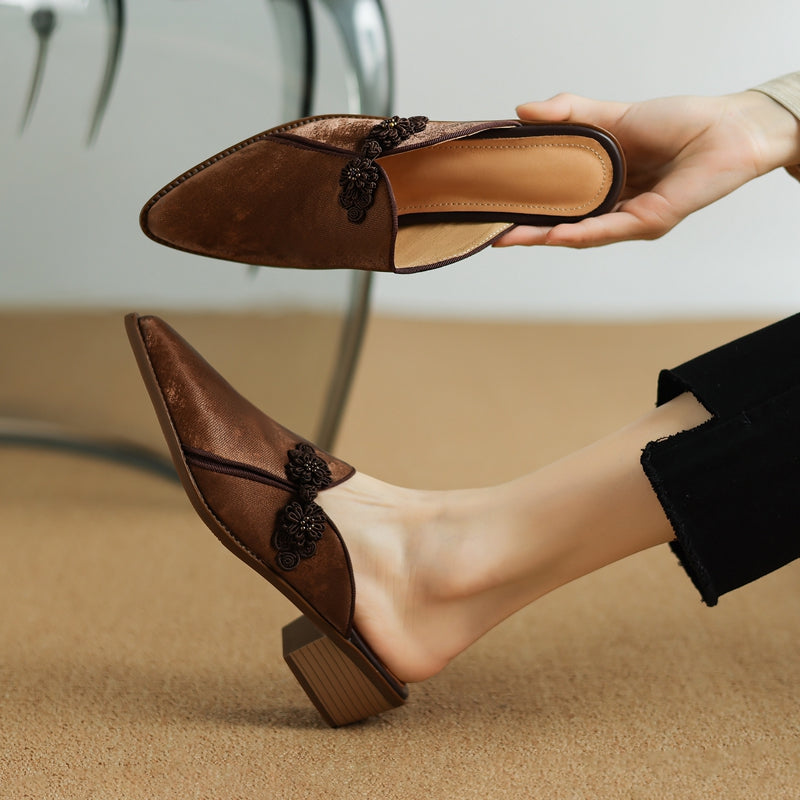 Lillian Suede Heels