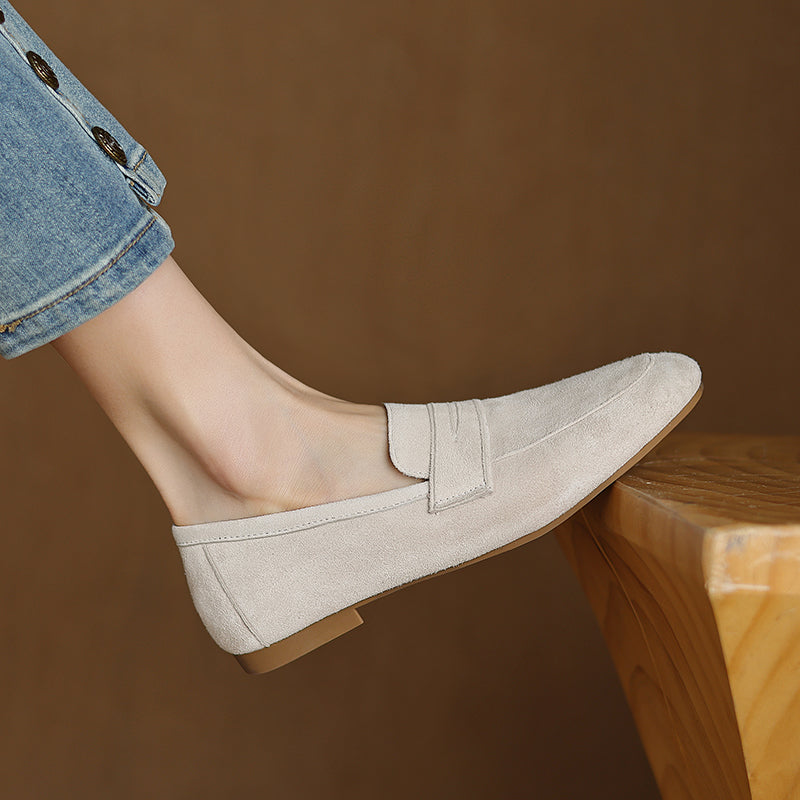 Liora Suede Loafers