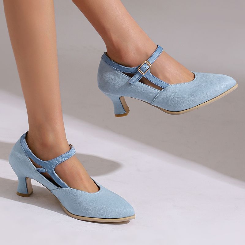 Genevia Suede Heels