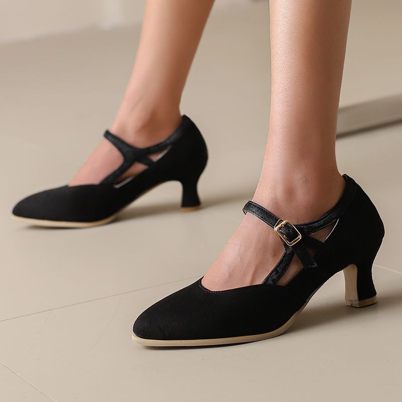 Genevia Suede Heels