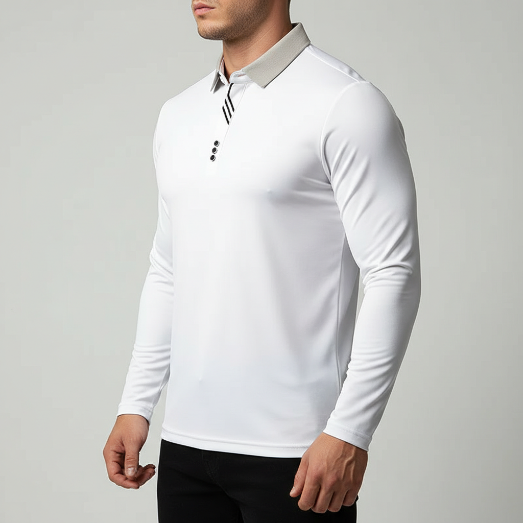 Brighton Long-Sleeve Polo Shirt