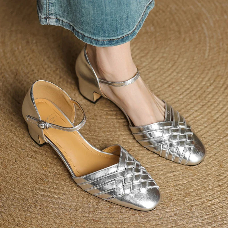Ansel Genuine Leather Heels