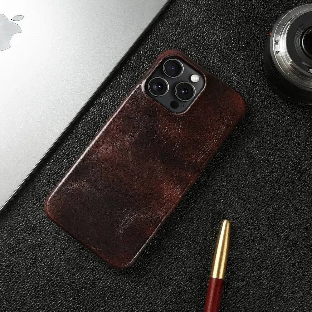 Montier Leather iPhone Case