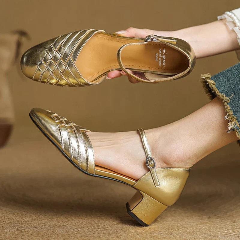 Ansel Genuine Leather Heels