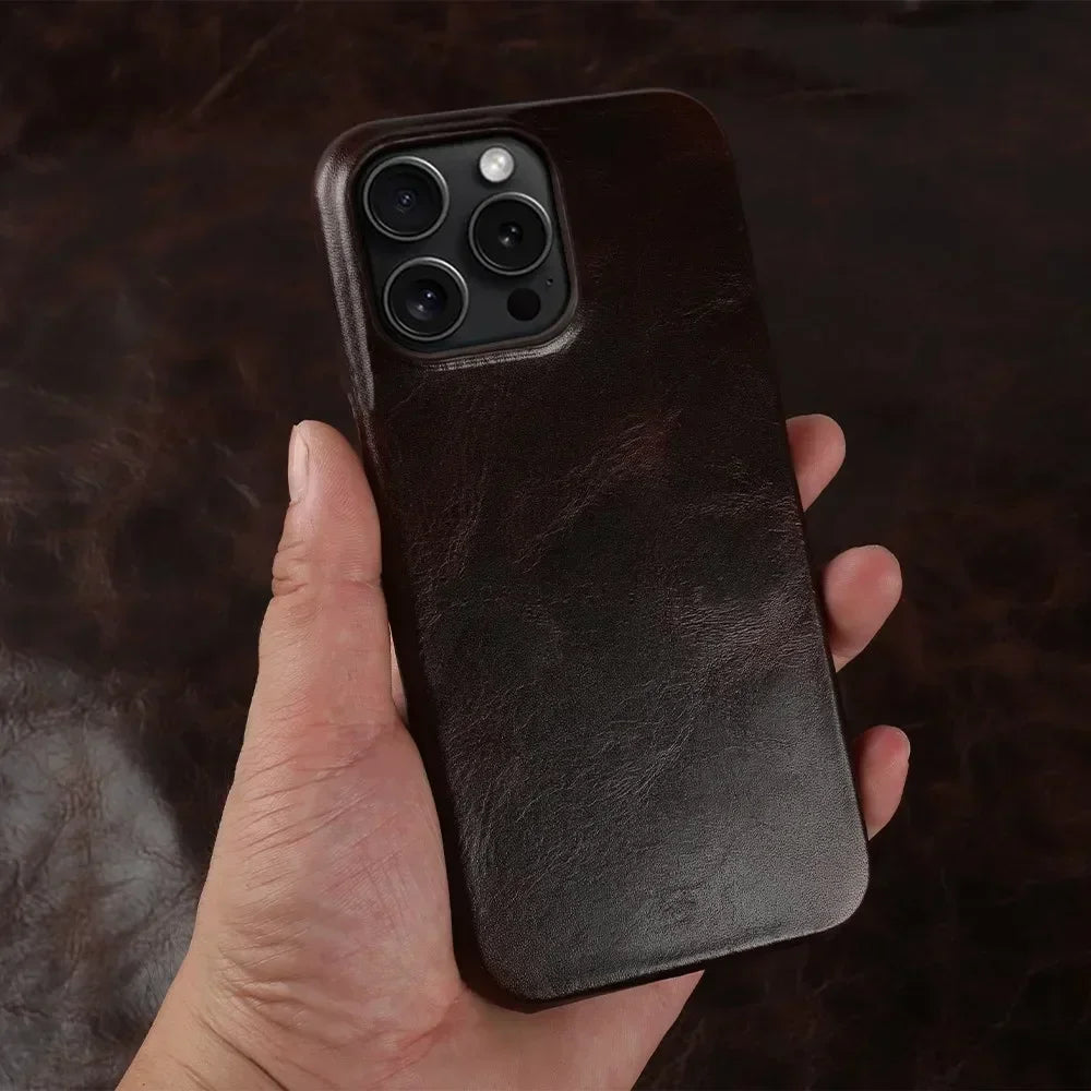 Montier Leather iPhone Case