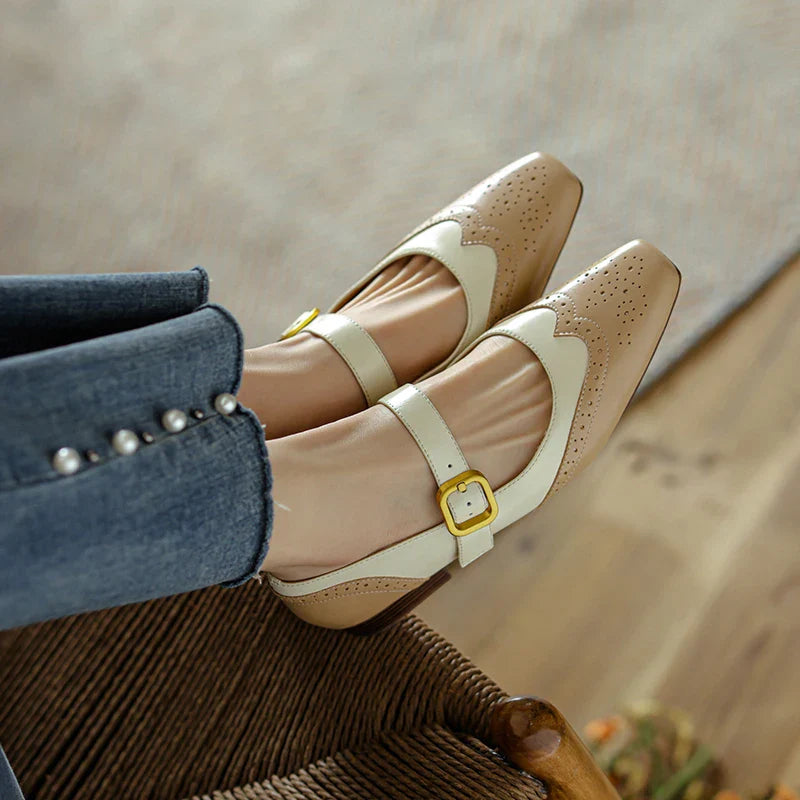 Chloe Genuine Leather Flats