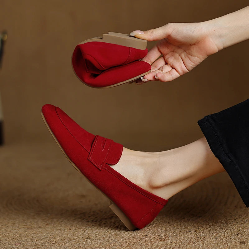 Liora Suede Loafers