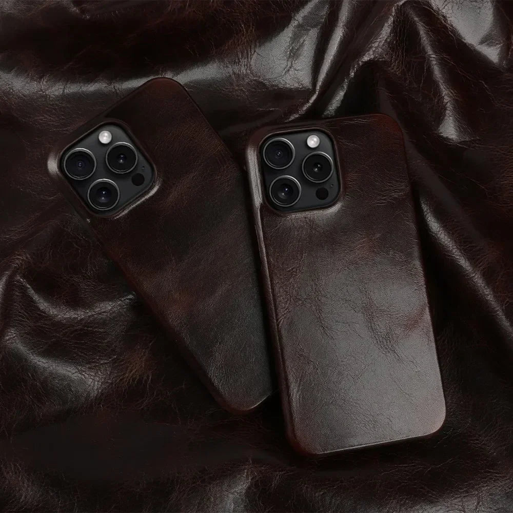 Montier Leather iPhone Case