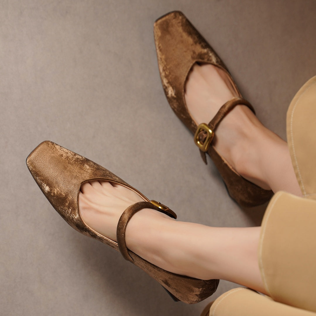 Vanessa Velvet Heels