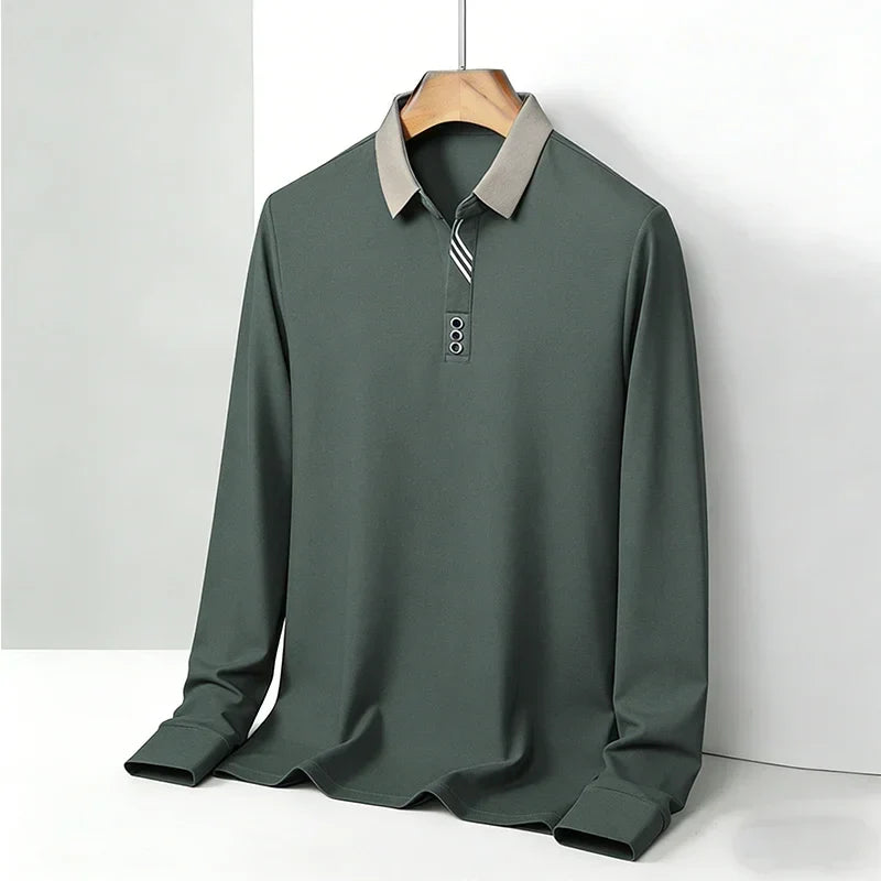 Brighton Long-Sleeve Polo Shirt
