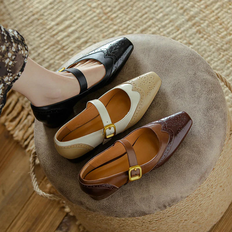 Chloe Genuine Leather Flats