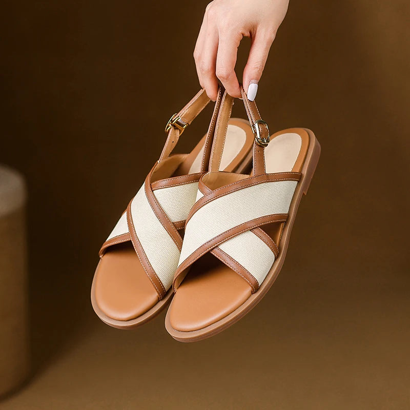 Leona Leather Sandals