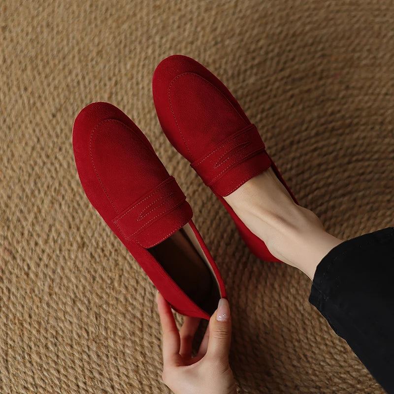 Liora Suede Loafers