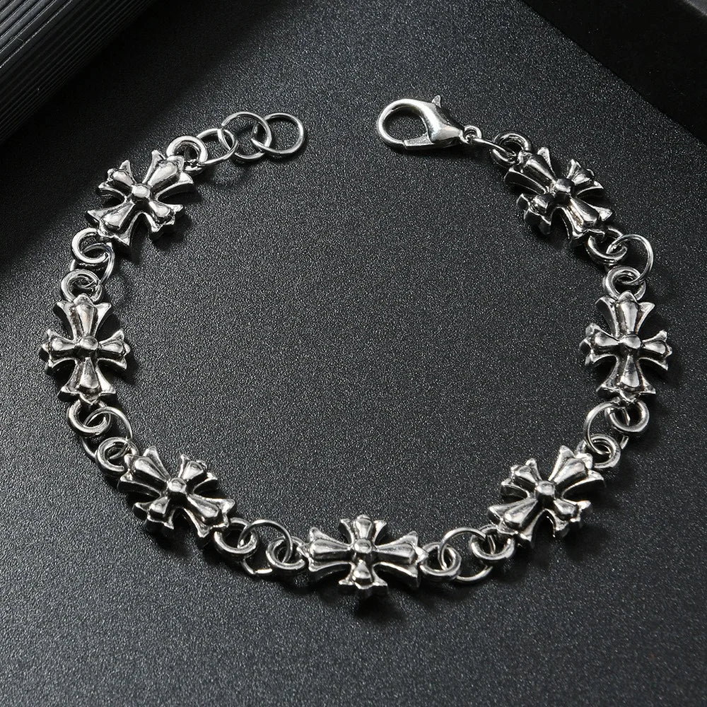 Gothic Cross Bracelet
