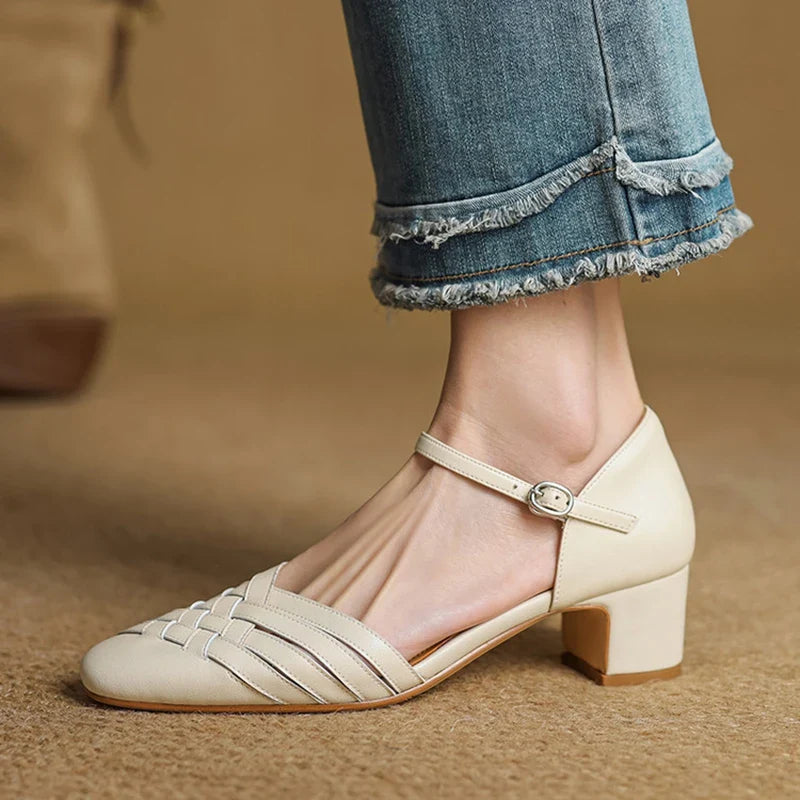 Ansel Genuine Leather Heels