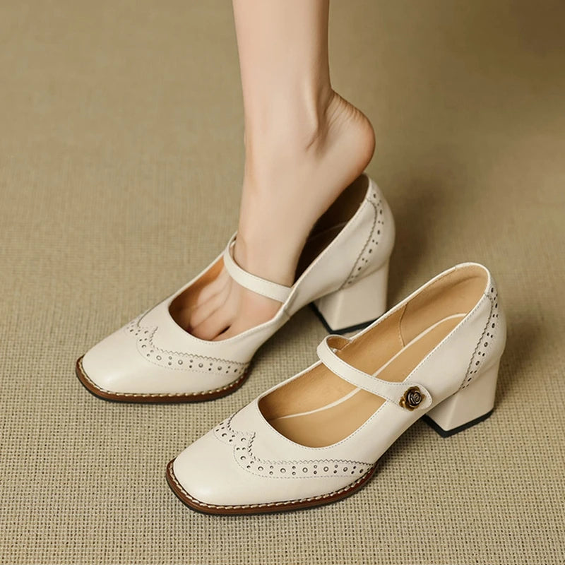 Ferrara Leather Heels