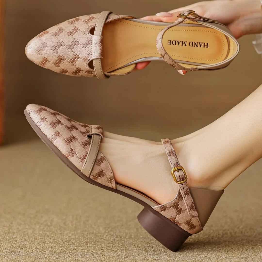 Emilia Leather Heels