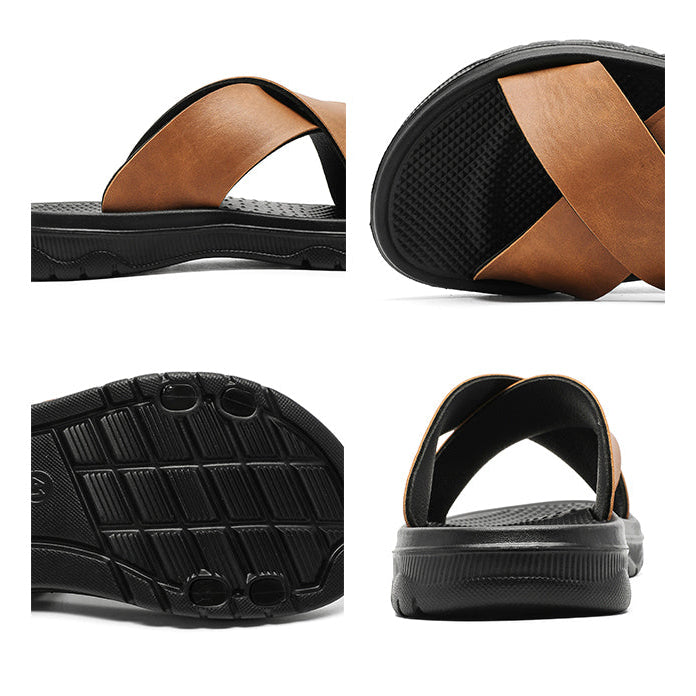 Viento Leather Sandals