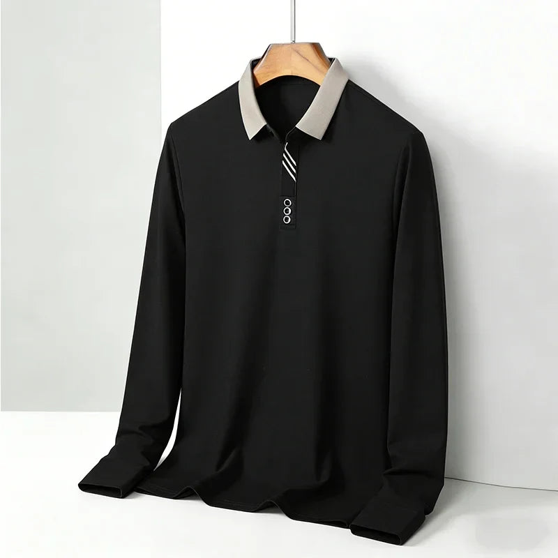 Brighton Long-Sleeve Polo Shirt