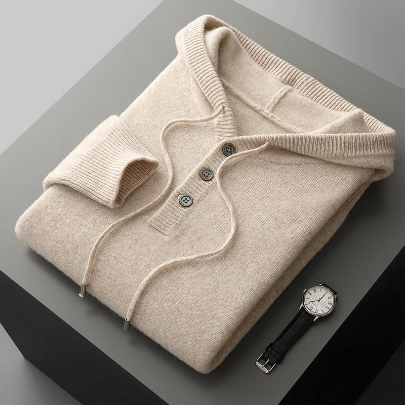 Brooklyn Merino Wool Hoodie
