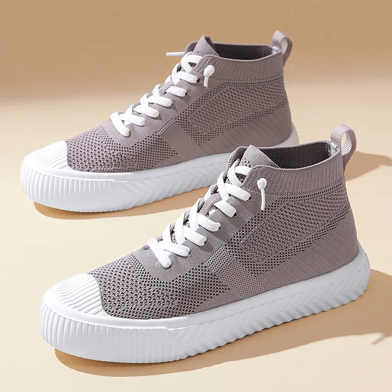 Apex Knit High-Top Sneakers