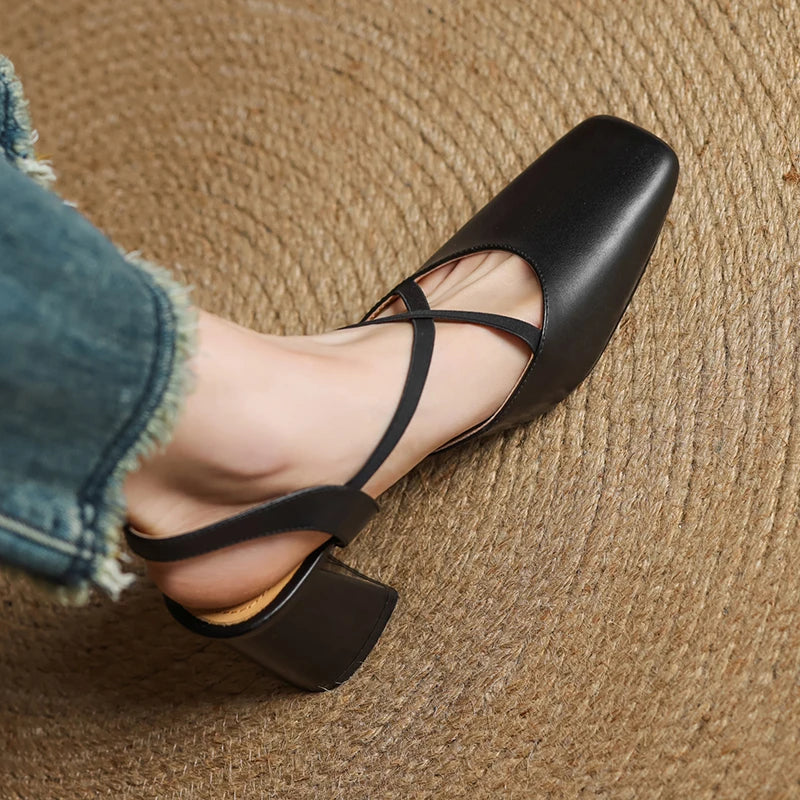 Auden Leather Heels