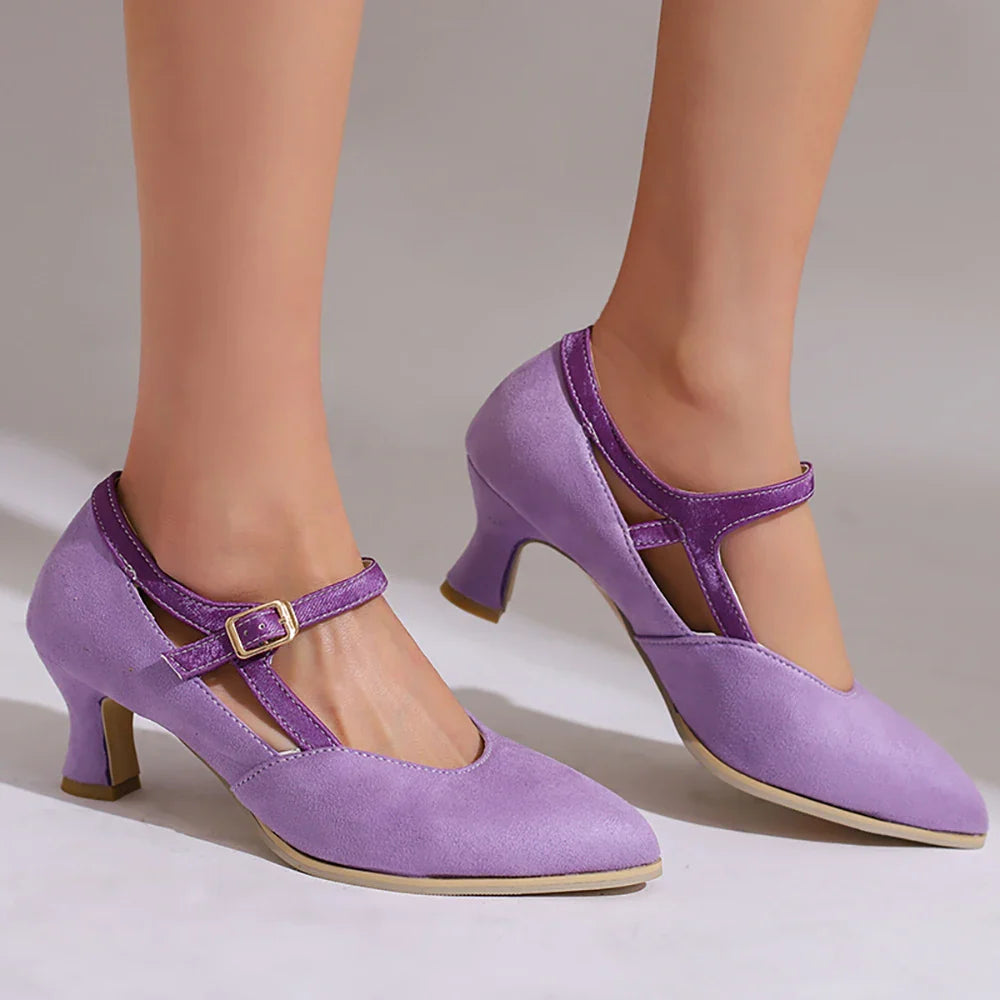 Genevia Suede Heels