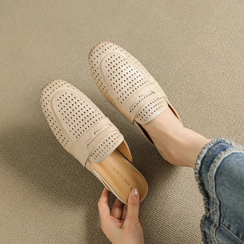 Lipari Leather Mules