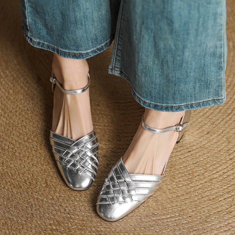 Ansel Genuine Leather Heels