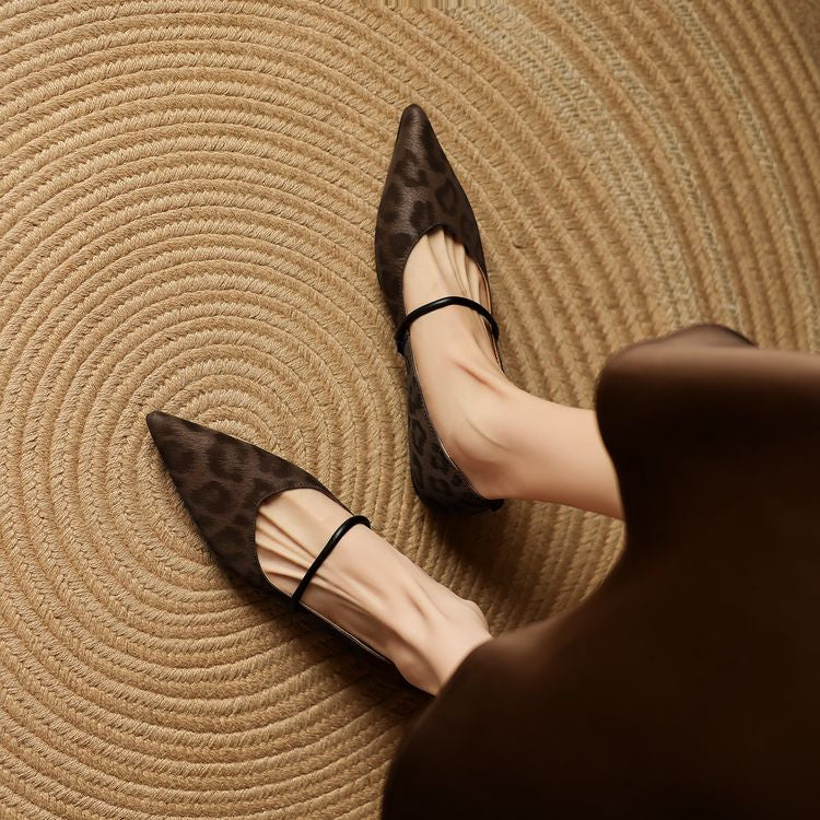 Lorena Leather Flats