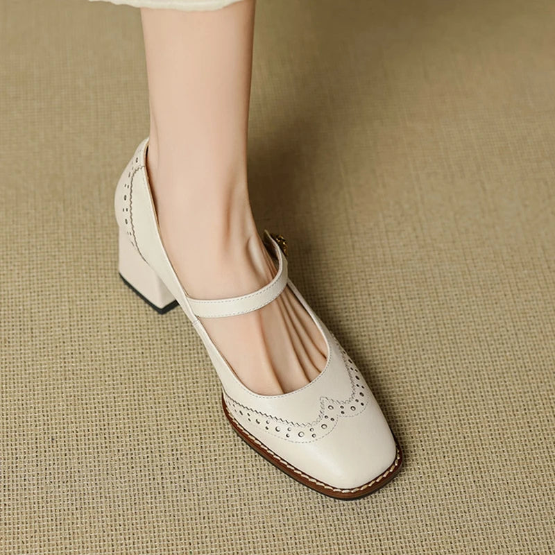 Ferrara Leather Heels