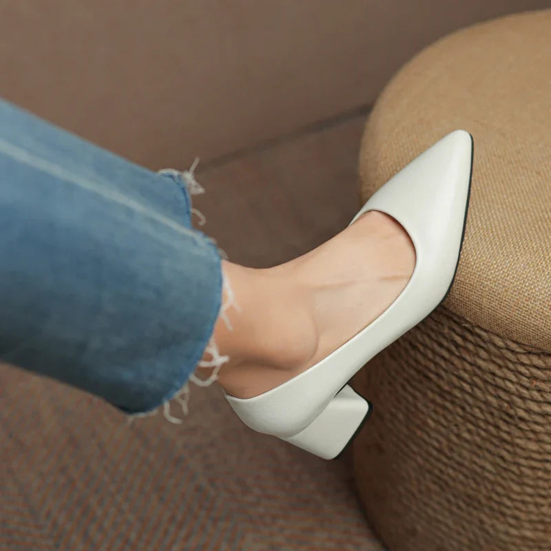 Amelia Ray Leather Heels